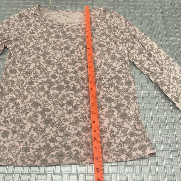KIM ROGERS  pink floral t-shirt size small - Picture 4 of 7